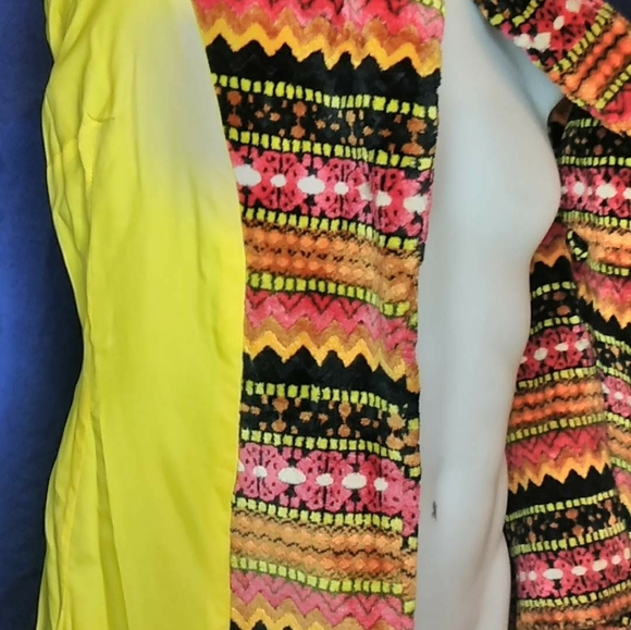 Geno California women's Tapestry Over Coat size M - Picture 3 of 7